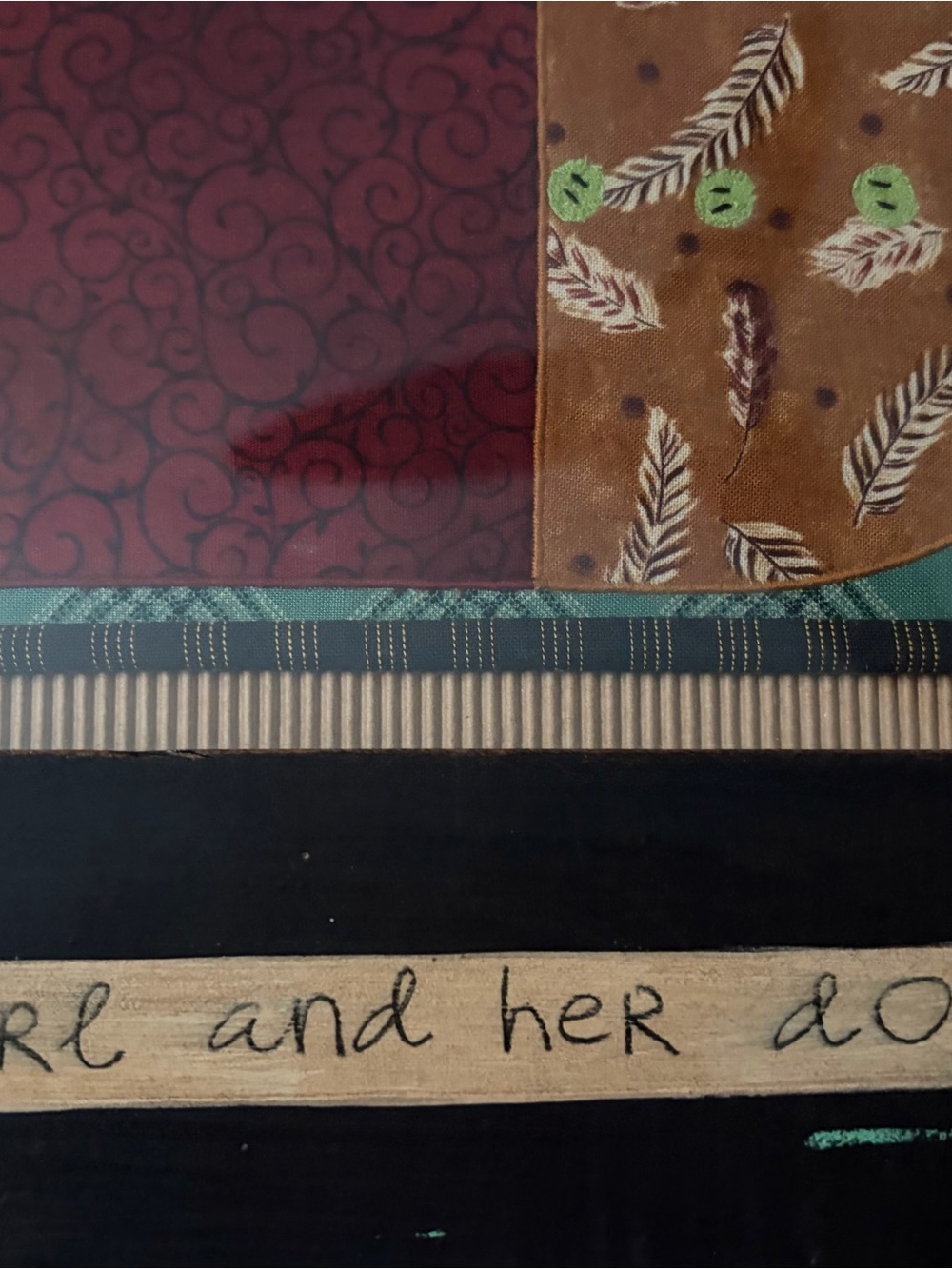 Original Chris Robert’s-Antieau Fabric Art - 2004 - Picture 2 of 5